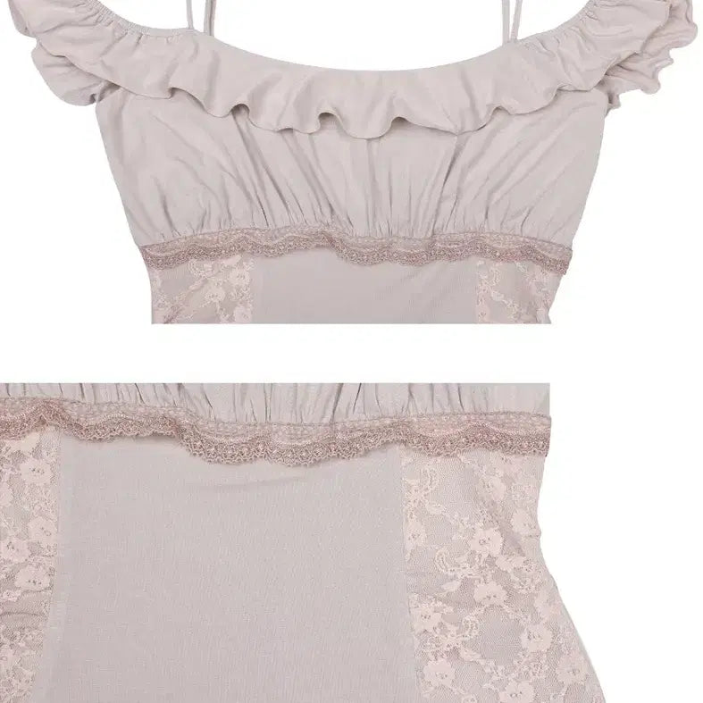[BUNJANG] Pain or Pleasure Petal Ruffle Dress Pink / 페인오어플레져 PETAL RUFFLE DRESS pink