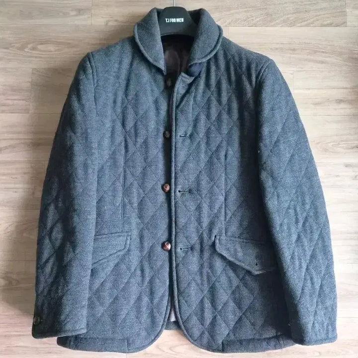 [BUNJANG] TNGT Quilted Jacket - Gray / TNGT 퀼팅 자켓 회색