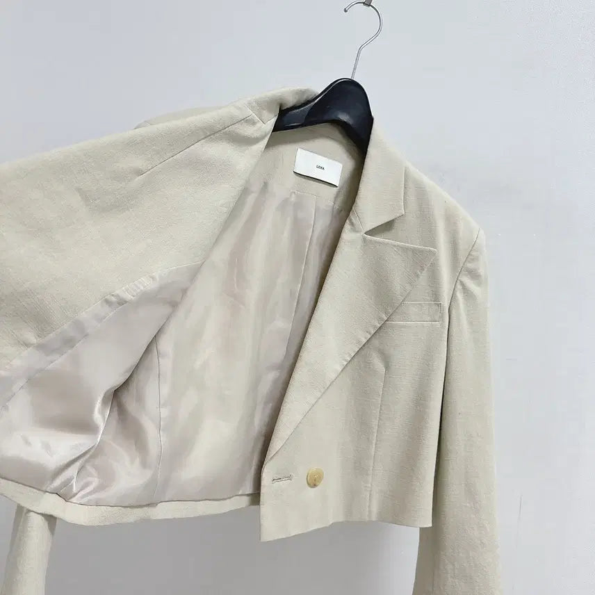 [BUNJANG] Leha Stone Crop Jacket / 레하 스톤 크롭 자켓