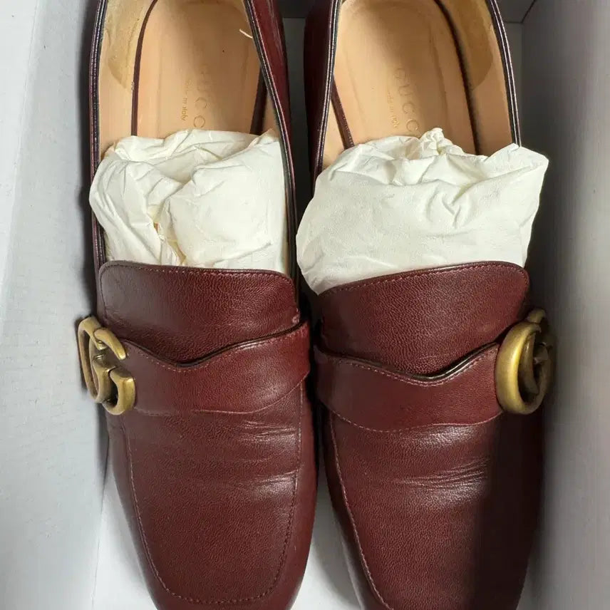 [BUNJANG] Gucci Burgundy Loafers 38.5 / 구찌 버건디 로퍼 38.5