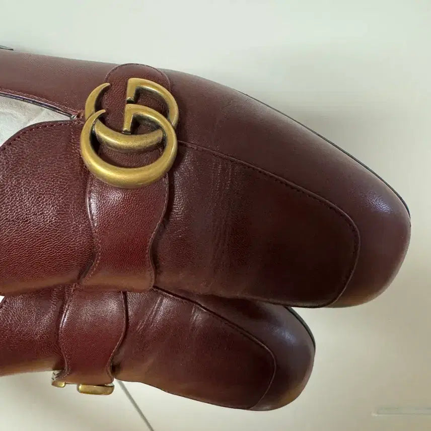 [BUNJANG] Gucci Burgundy Loafers 38.5 / 구찌 버건디 로퍼 38.5