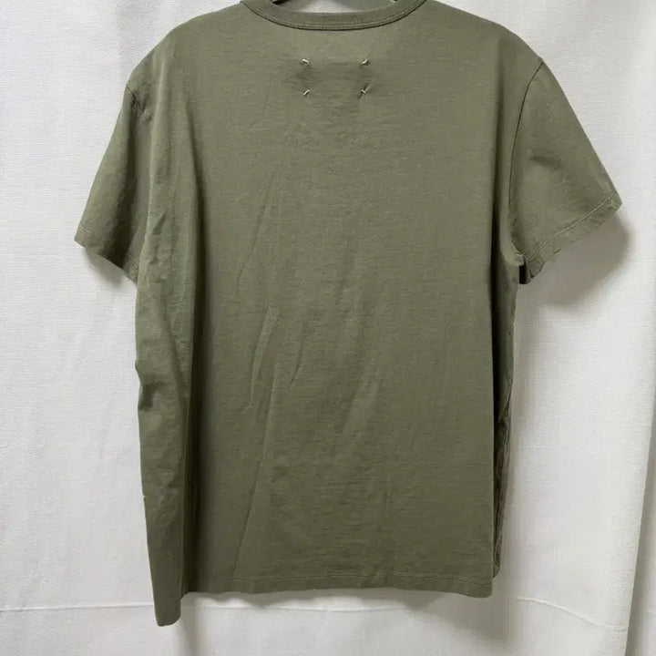 [BUNJANG] Maison Margiela Khaki Short Sleeve T-shirt / 메종 마르지엘라 카키 반팔 티셔츠 M