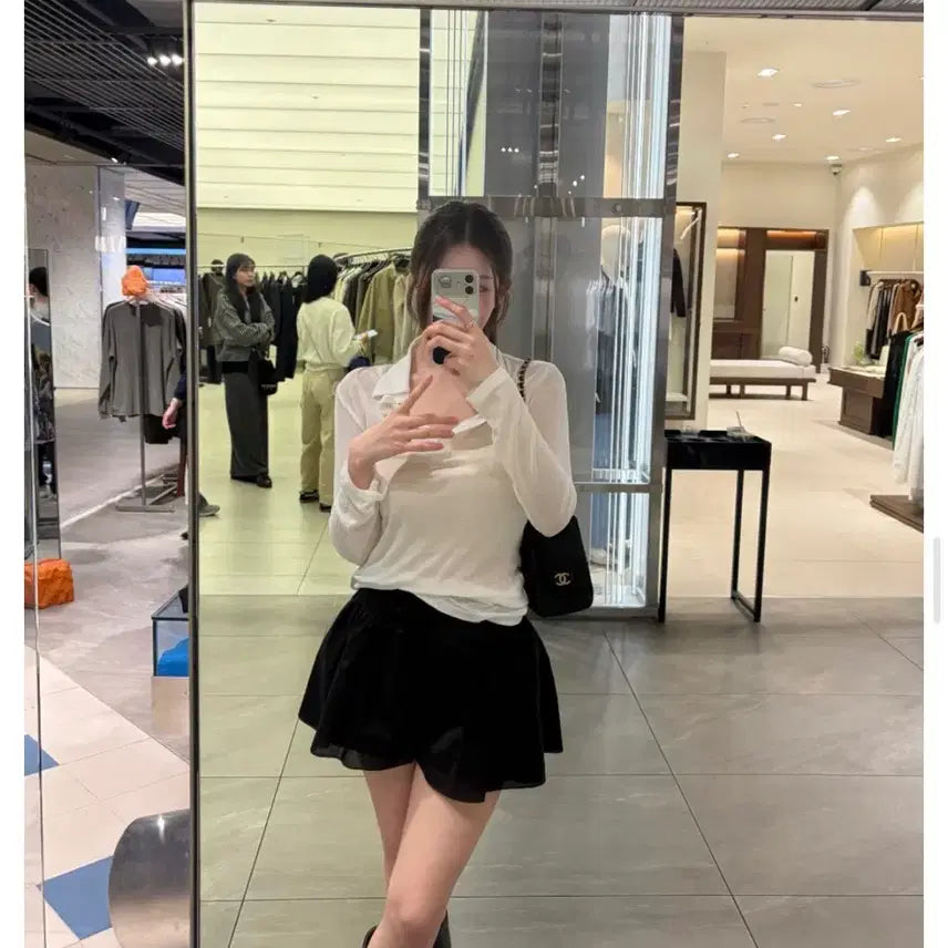 [SOLD OUT] (바배)샵온트 -Prim Skirt Pants 숏팬츠