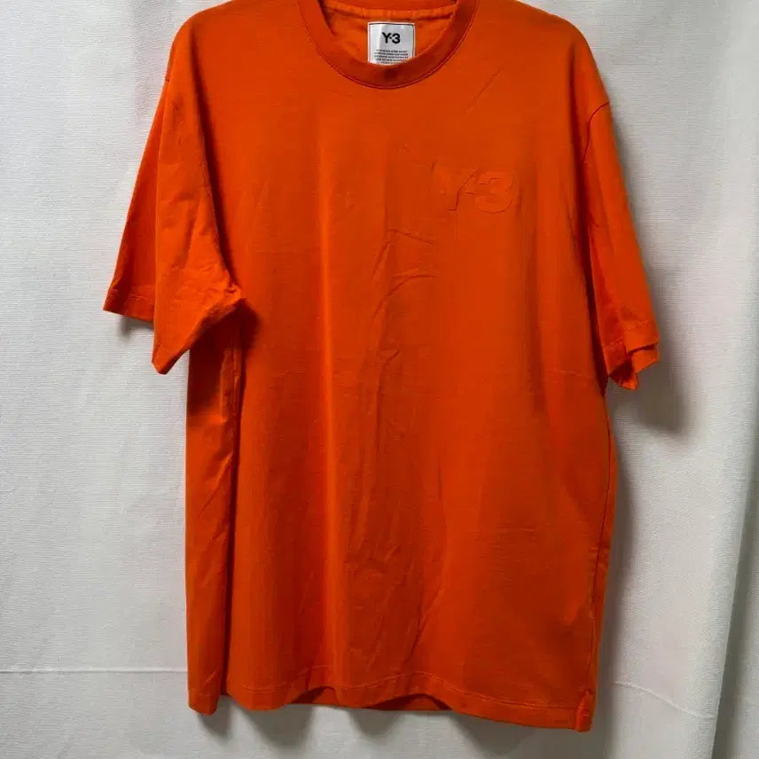 [BUNJANG] Y3 Orange Short Sleeve T-Shirt M / Y3 오렌지색 반팔 티셔츠 M