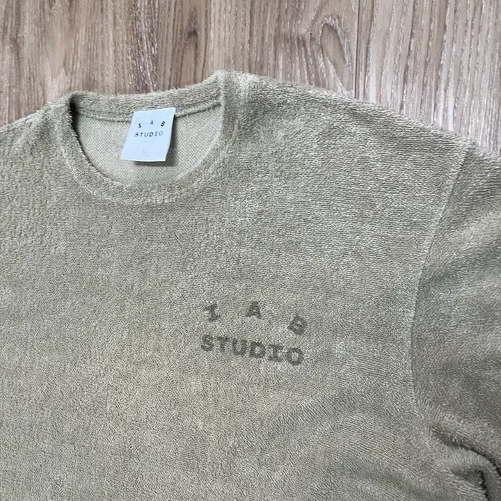 [BUNJANG] IAB STUDIO Towel T-Shirt Light Green XL / 아이앱 스튜디오 타올 반팔 티셔츠 XL