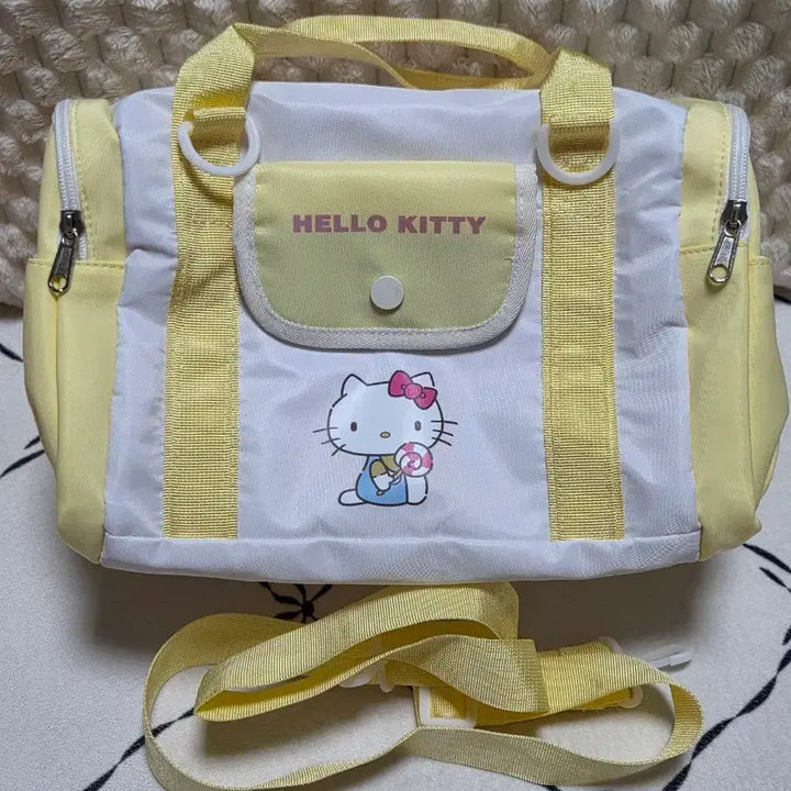 [BUNJANG] Hello Kitty Yellow Shoulder Tote Bag / 헬로키티 숄더백 토트백 옐로우 새상품