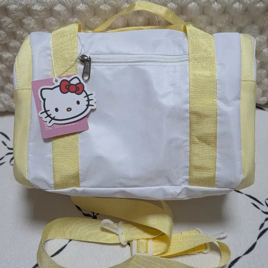 [BUNJANG] Hello Kitty Yellow Shoulder Tote Bag / 헬로키티 숄더백 토트백 옐로우 새상품