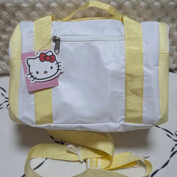 [BUNJANG] Hello Kitty Yellow Shoulder Tote Bag / 헬로키티 숄더백 토트백 옐로우 새상품