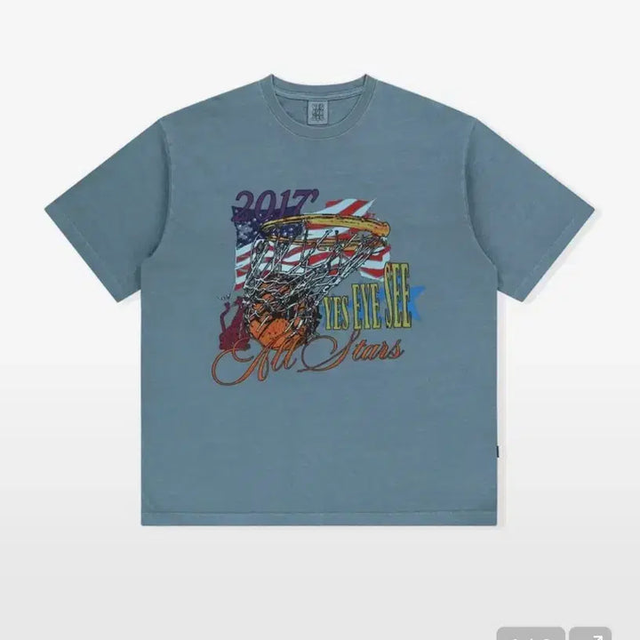 [BUNJANG] YESEYESEE Goal in Tee T-shirt (Blue, M) / (새상품) 예스아이씨 반팔 M