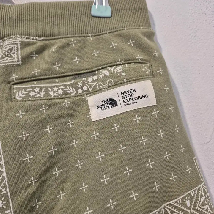 [BUNJANG] The North Face Paisley Shorts Olive Green Unisex / 노스페이스 페이즐리 반바지 올리브 그린 공용