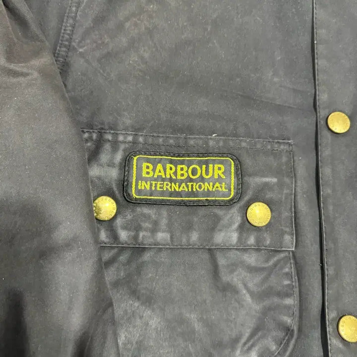 [BUNJANG] Barbour International A7 Vintage Wax Jacket / 바버 인터네셔널 90s 빈티지 왁스 자켓 (벨트포함)