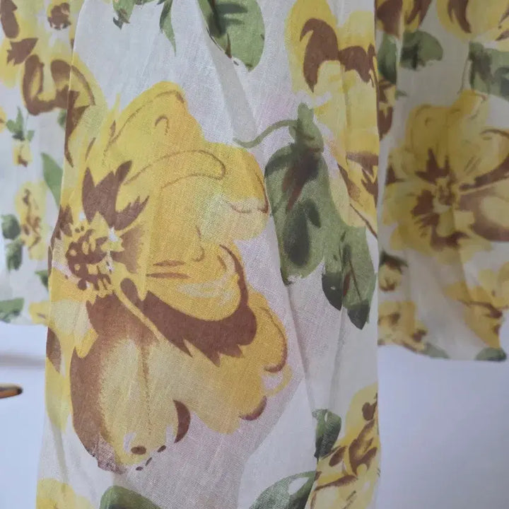 [BUNJANG] Flower Pattern Midi Skirt / (새상품)플라워 스커트