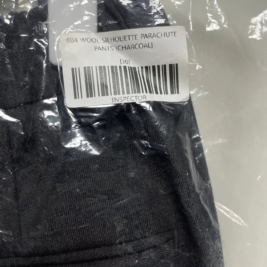 [BUNJANG] Branded Inspector 804 Parachute Charcoal Pants / 인스펙터 브랜디드 804파라슈트 챠콜 새상품판매합니다.