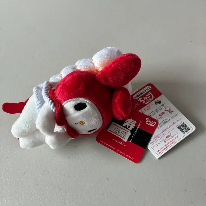 [BUNJANG] Official Red Mamet Shrimp Sushi Plush 13cm / (정품)빨간마멜 새우스시 인형