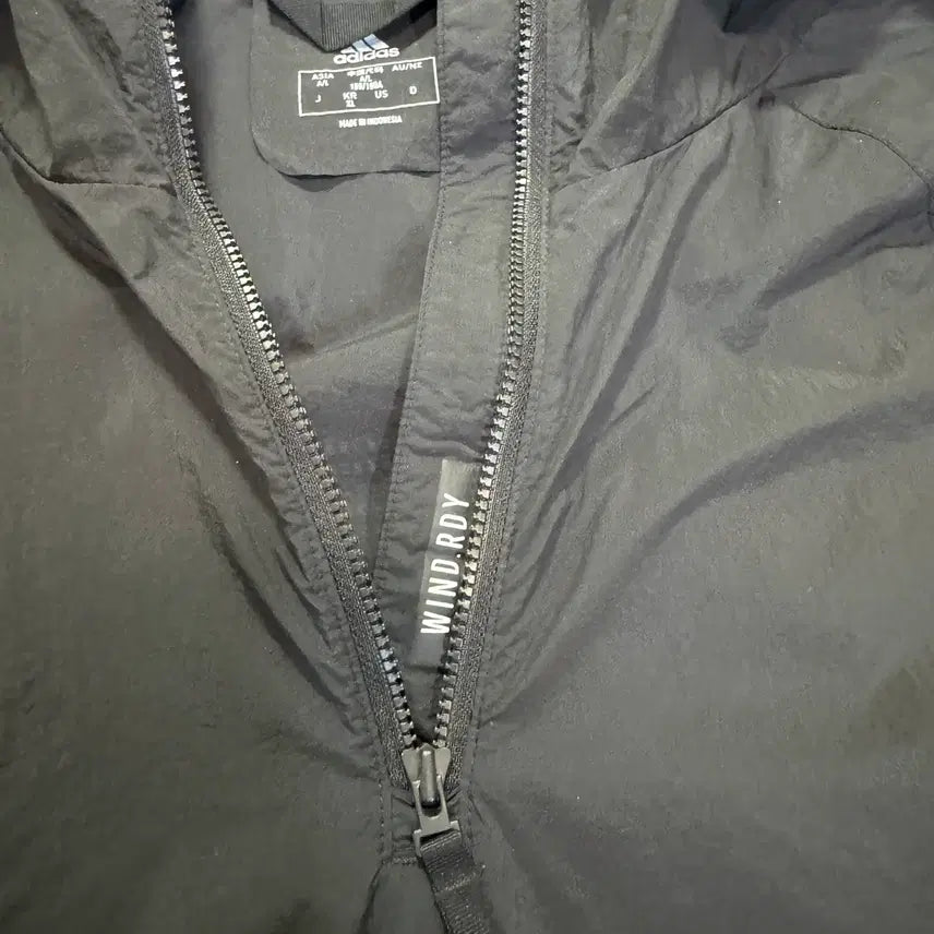 [BUNJANG] Adidas Nylon Half-Zip Hoodie XL / 아디다스 나일론 반집업 후드(XL 사이즈)