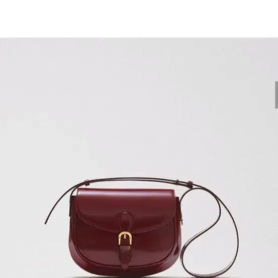 [BUNJANG] Le Mame Sac Ore Crossbody Bag - Black Cherry / 르메메 삭 오레 블랙체리