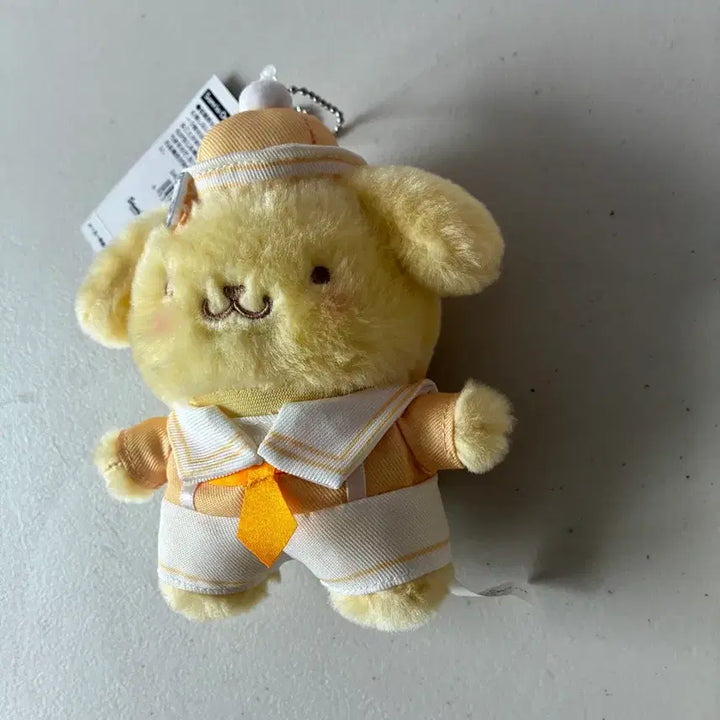 [BUNJANG] Sanrio Pompompurin Marine Keychain Plush Doll / (정품)폼폼푸린 마린키링 인형