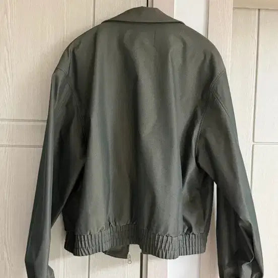 [BUNJANG] Setter Leche Two-Tone Glitter Zip-Up Jacket / 세터 레체 투 톤 집업 자켓 글리터 그린 브라운 XL