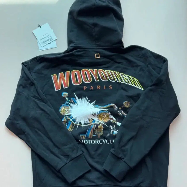 [BUNJANG] Wooyoungmi Motorcycle Hoodie Black / 우영미 모터사이클 후드티 48