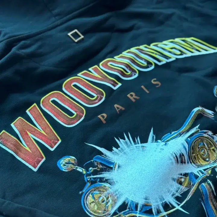 [BUNJANG] Wooyoungmi Motorcycle Hoodie Black / 우영미 모터사이클 후드티 48