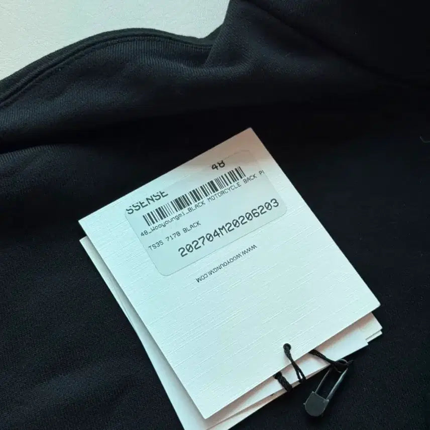 [BUNJANG] Wooyoungmi Motorcycle Hoodie Black / 우영미 모터사이클 후드티 48