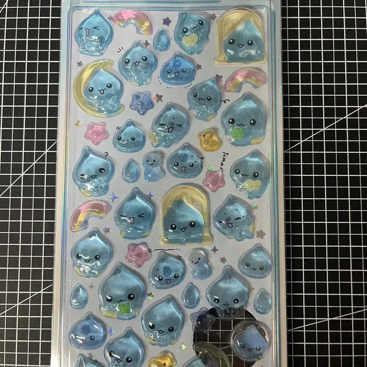 [SOLD OUT] 시즈쿠짱 봉봉드롭 스티커 6장 일괄