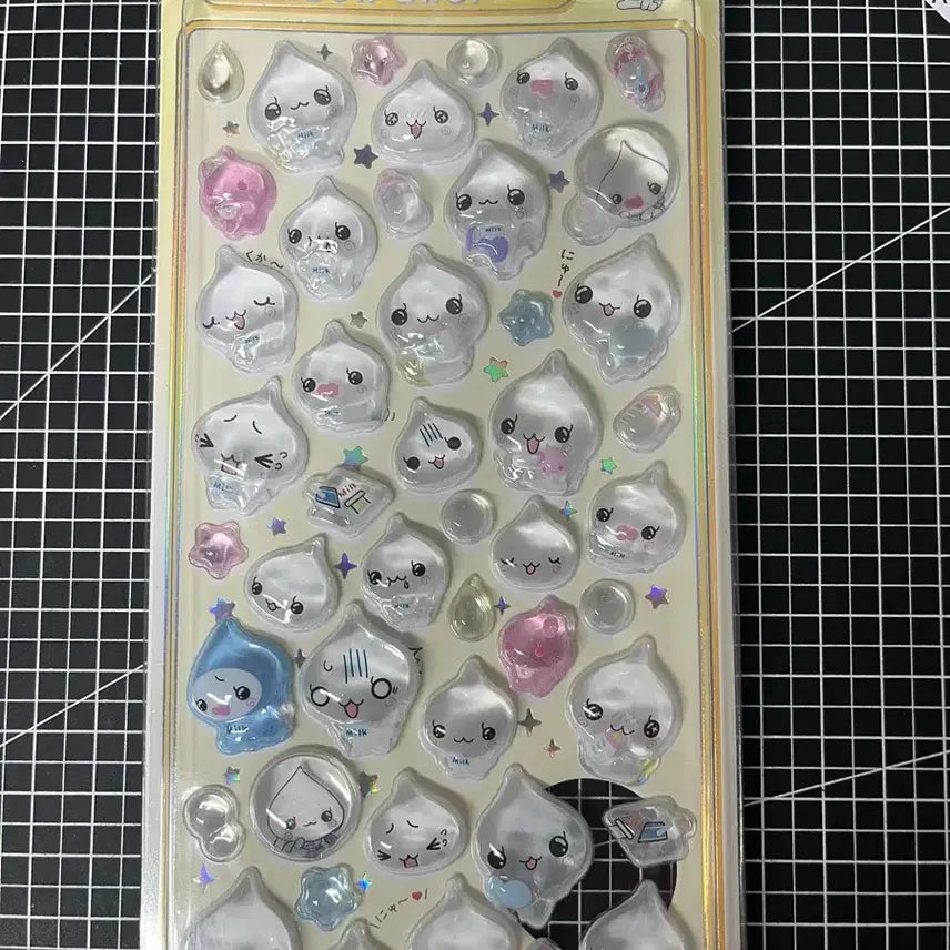 [SOLD OUT] 시즈쿠짱 봉봉드롭 스티커 6장 일괄