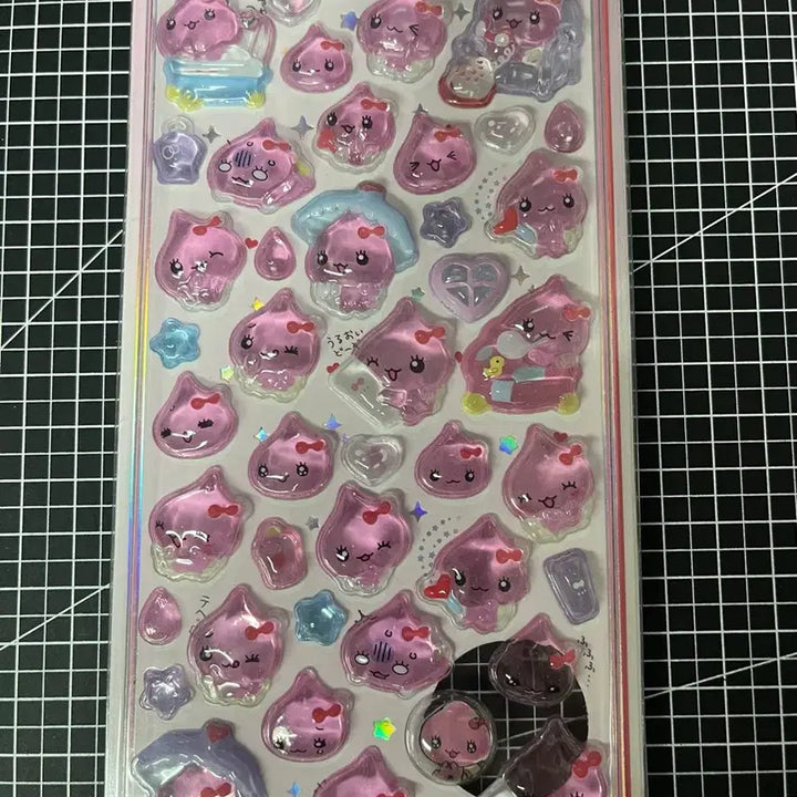 [SOLD OUT] 시즈쿠짱 봉봉드롭 스티커 6장 일괄