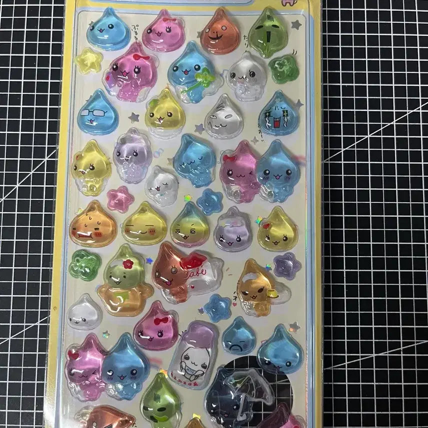 [SOLD OUT] 시즈쿠짱 봉봉드롭 스티커 6장 일괄
