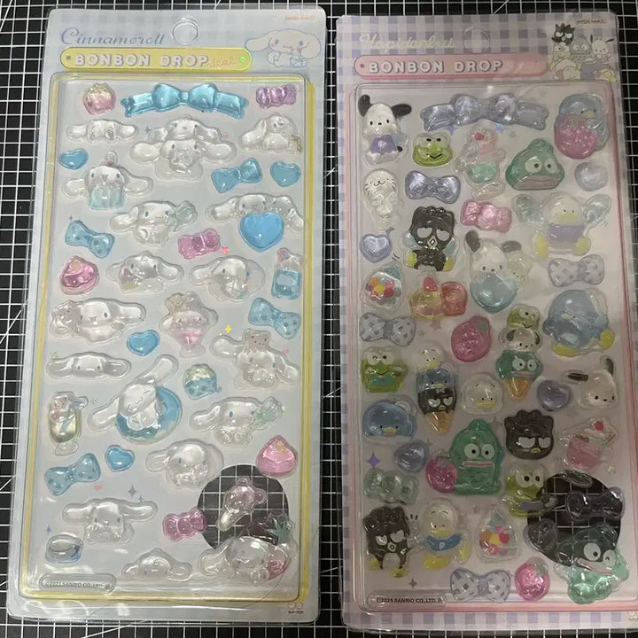 [SOLD OUT] 산리오 봉봉드롭 스티커 8장 일괄