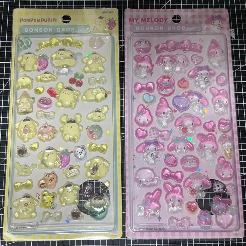 [SOLD OUT] 산리오 봉봉드롭 스티커 8장 일괄