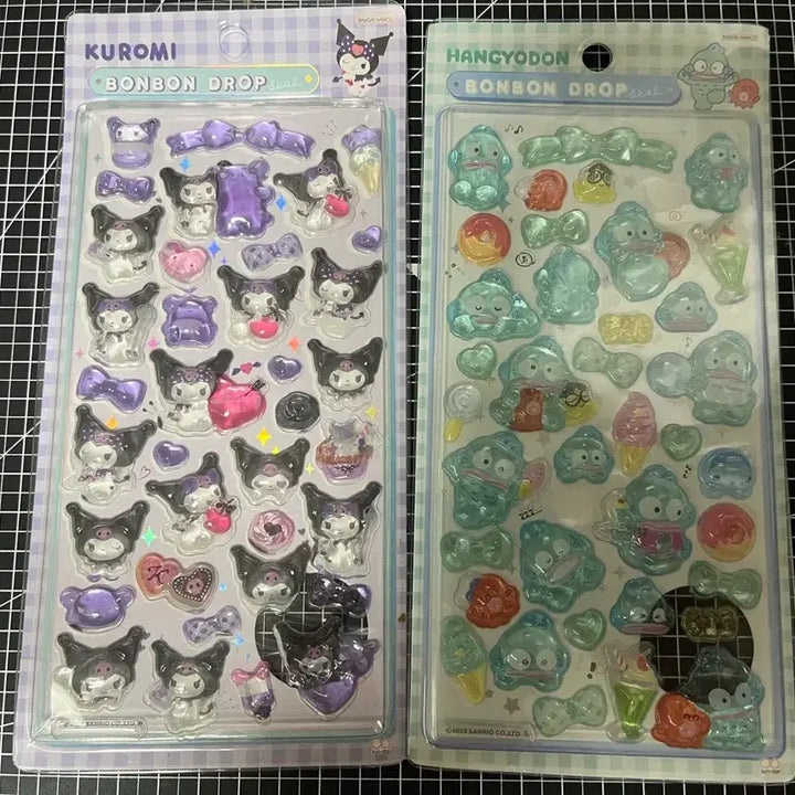 [SOLD OUT] 산리오 봉봉드롭 스티커 8장 일괄
