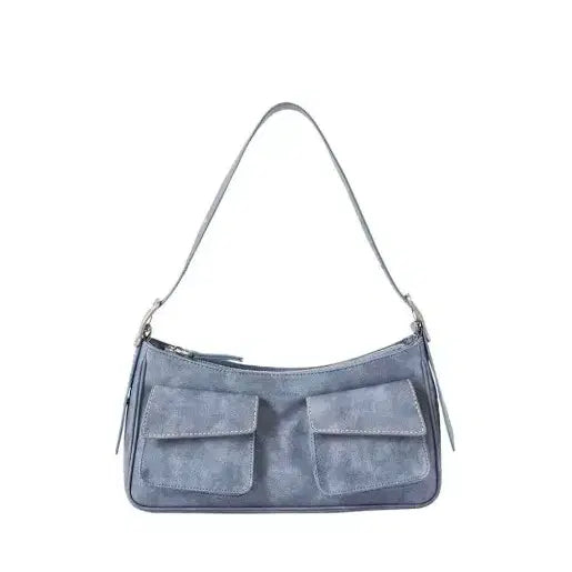 [BUNJANG] Sand Museum Fatigue Bag Steel Blue / 샌드뮤지엄 퍼티그백 스틸 블루(FATIGUE BAG Steel Blue)