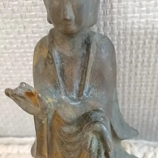 [BUNJANG] Ancient Korean Stone Buddha Statue / 오래된동입불상