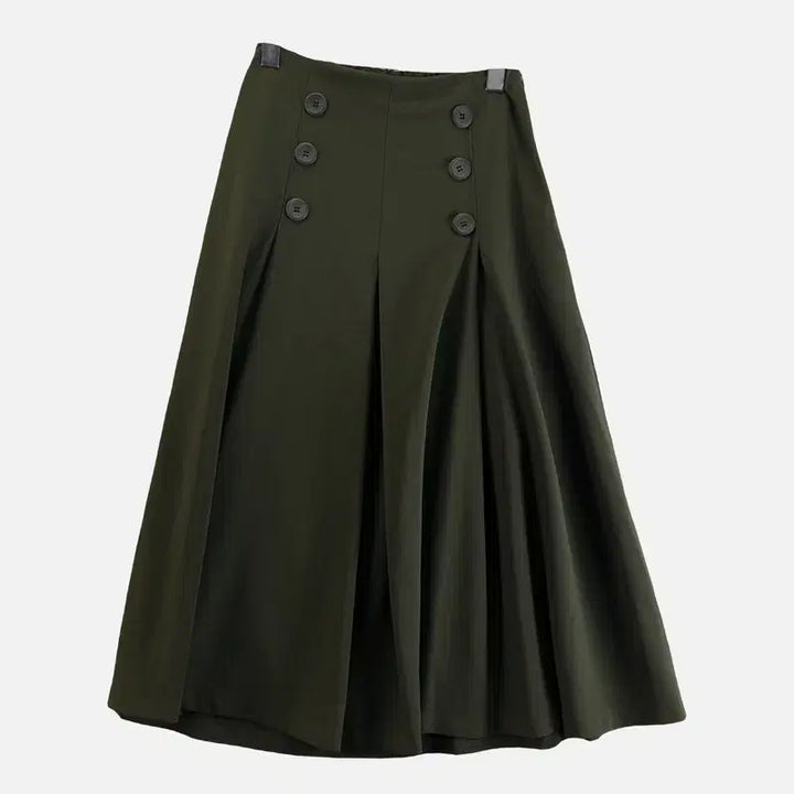 [BUNJANG] Free Long Skirt / 여자FREE 롱 스커트 카키 M6873