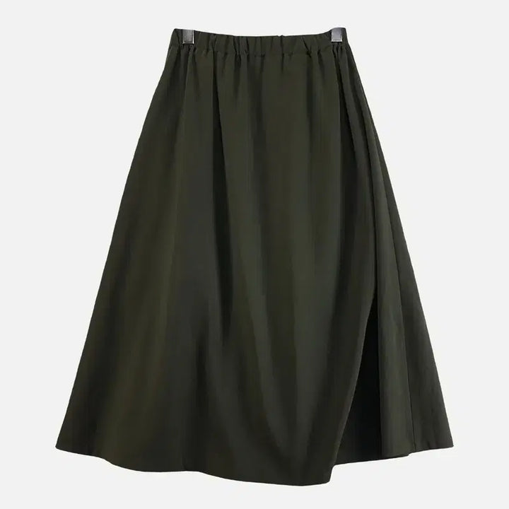 [BUNJANG] Free Long Skirt / 여자FREE 롱 스커트 카키 M6873