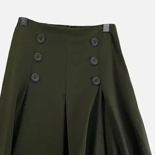 [BUNJANG] Free Long Skirt / 여자FREE 롱 스커트 카키 M6873