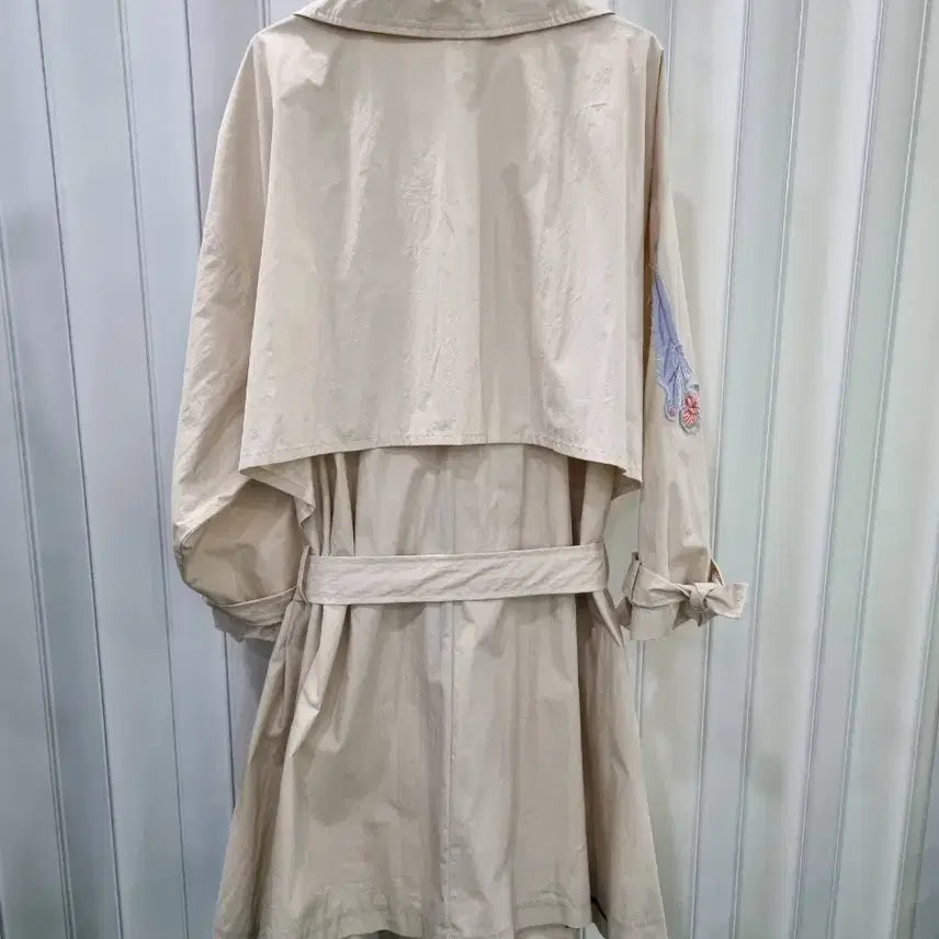[BUNJANG] SEASON.Y Floral Embroidered Trench Coat / SEASON.Y 꽃 자수 트렌치 코트