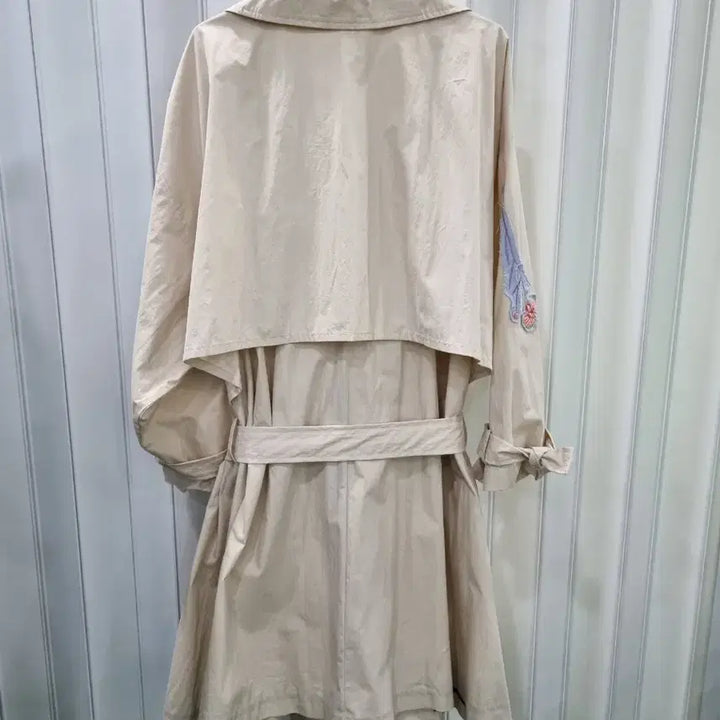 [BUNJANG] SEASON.Y Floral Embroidered Trench Coat / SEASON.Y 꽃 자수 트렌치 코트