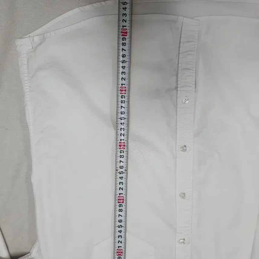 [SOLD OUT] 라코스테 셔츠 히든삼선 옥스포드 긴팔 남방 화이트 110