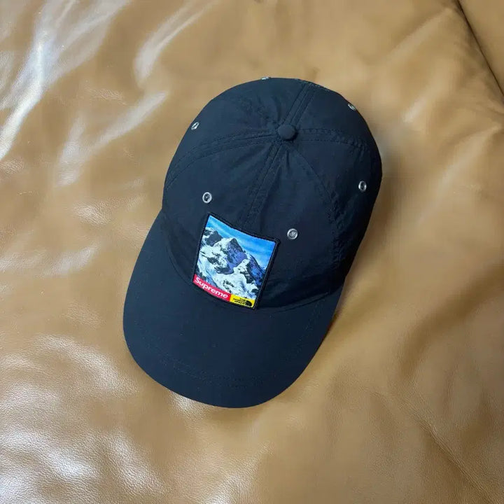 [BUNJANG] Supreme The North Face 6-Panel Ball Cap Hat Black / 슈프림 노스페이스 6패널 볼캡 모자 설산 블랙