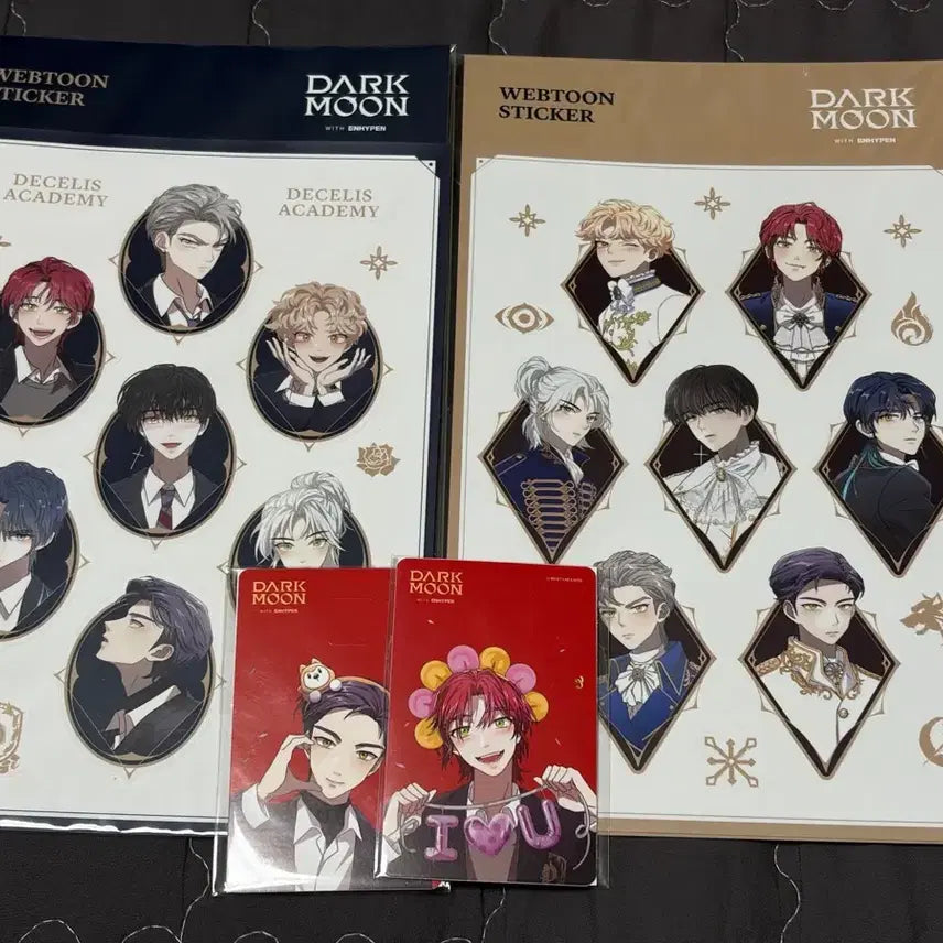 [BUNJANG] ENHYPEN Dark Moon Sticker + Card Sticker Set / 다크문 스티커+카드 스티커