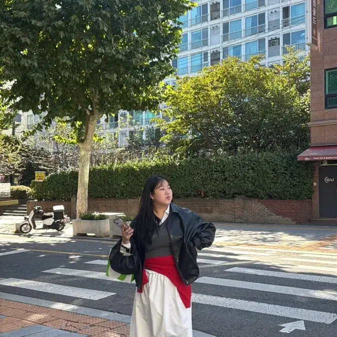 [BUNJANG] 신축성있는 레이어드 단가라 세트 티셔츠 66 77사이즈 더아늑 / 신축성있는 레이어드 단가라 세트 티셔츠 66 77사이즈 더아늑