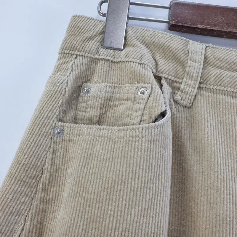 [BUNJANG] Vintage Beige Long Skirt / 여자29인치 롱스커트 베이지 M6875