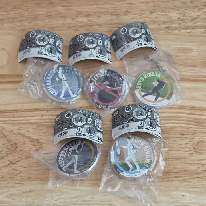 [BUNJANG] Haikyu!! School Route Clear Holder Part 2 Gacha 5-Piece Bundle Set / [한정/단종] 하이큐 등교길 클리어 홀더 파트2 가챠 5종