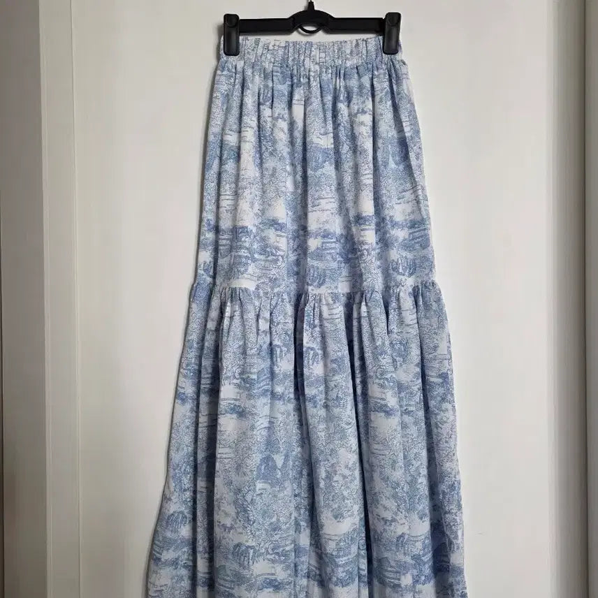[BUNJANG] Unbranded Printed Banding Long Skirt / 나염 밴딩 롱스커트 프리사이즈 55추천