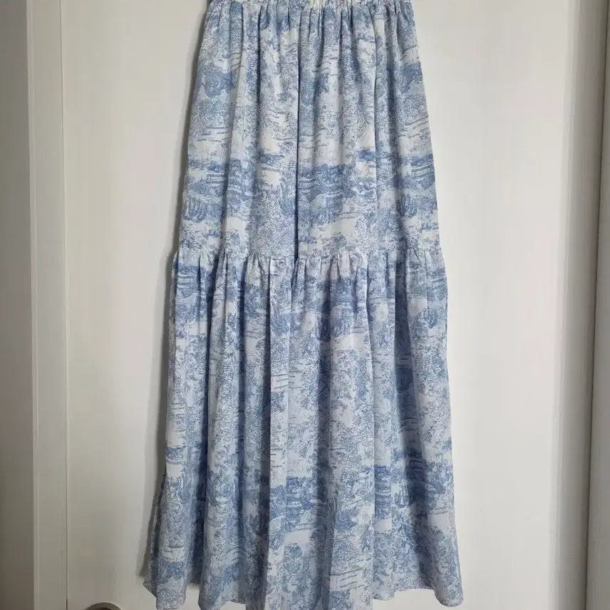 [BUNJANG] Unbranded Printed Banding Long Skirt / 나염 밴딩 롱스커트 프리사이즈 55추천
