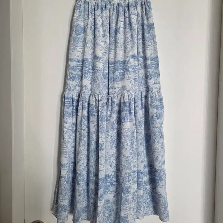 [BUNJANG] Unbranded Printed Banding Long Skirt / 나염 밴딩 롱스커트 프리사이즈 55추천