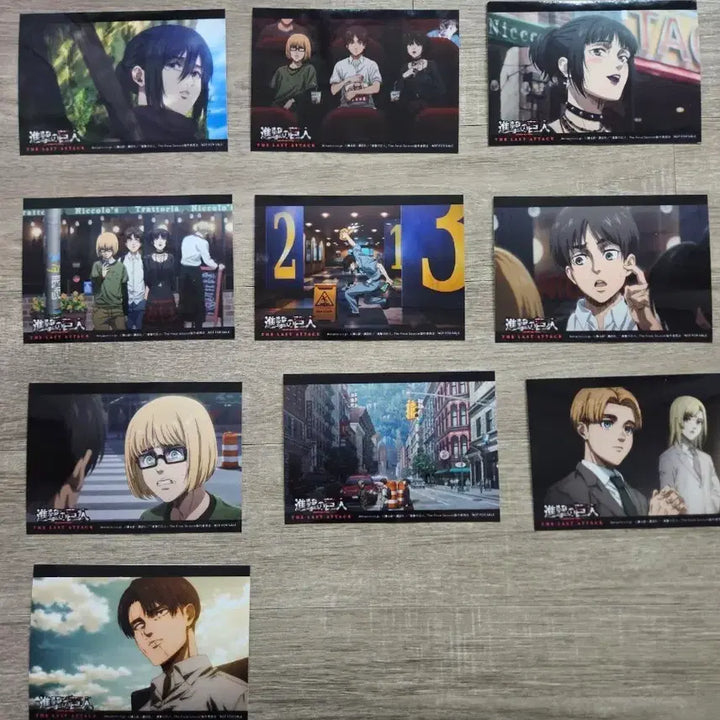 [BUNJANG] Attack on Titan: The Last Attack Limited Edition Memorial Card / 진격의 거인: 더 라스트 어택 한정판/특전 작화 메모리얼 카드