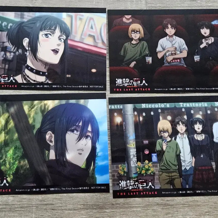 [BUNJANG] Attack on Titan: The Last Attack Limited Edition Memorial Card / 진격의 거인: 더 라스트 어택 한정판/특전 작화 메모리얼 카드